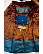 Soft lehenga bronze 002