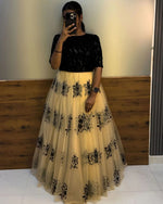 Netted Lehenga