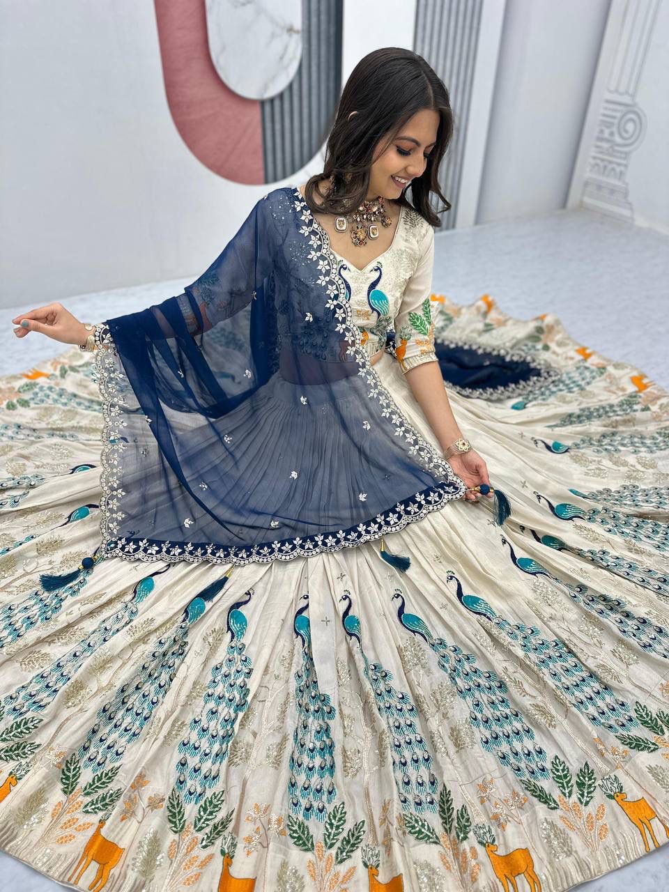 Peacock Lehenga