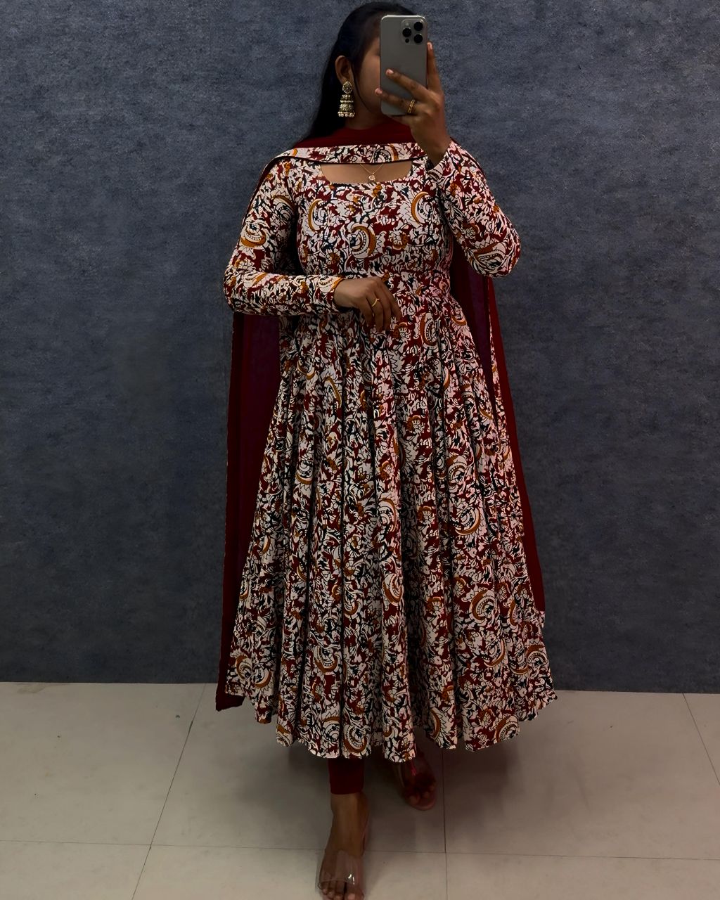Kalamkari anarkali