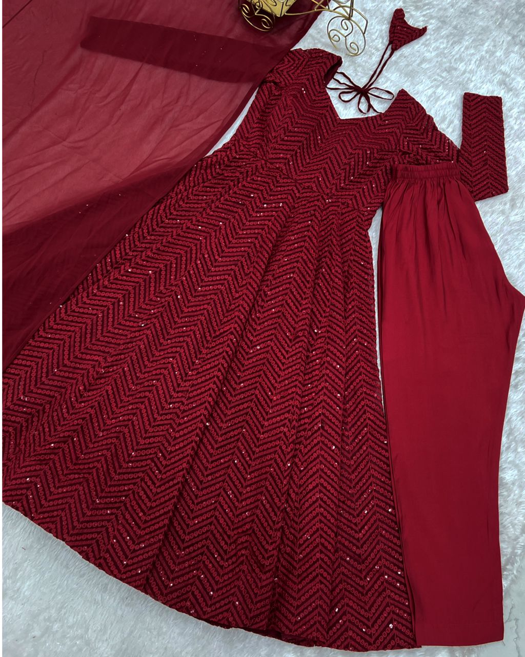 Heavy sequence anarkali