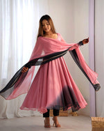 Multi color anarkali