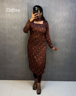 Silk georgette kurti