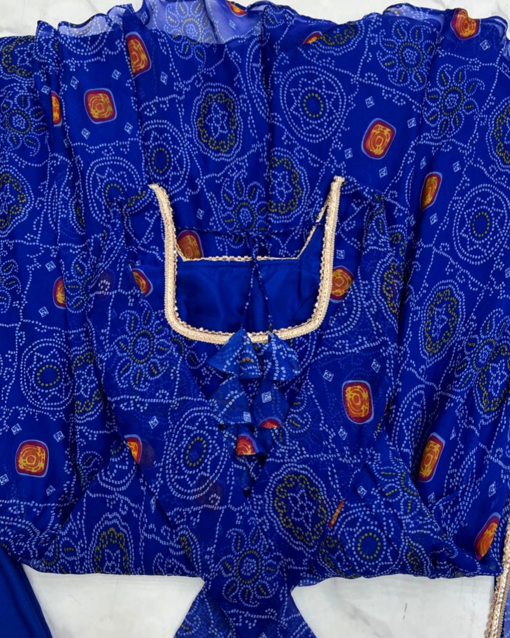 Bandhini gown