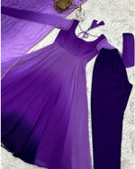 Multi color anarkali