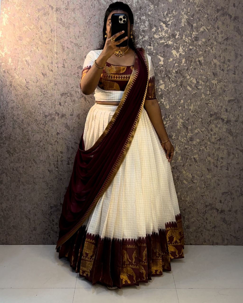 Onam lehenga