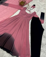 Multi color anarkali