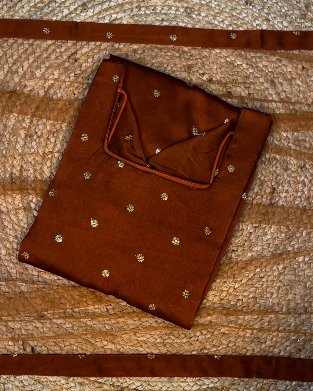 Silk georgette kurti