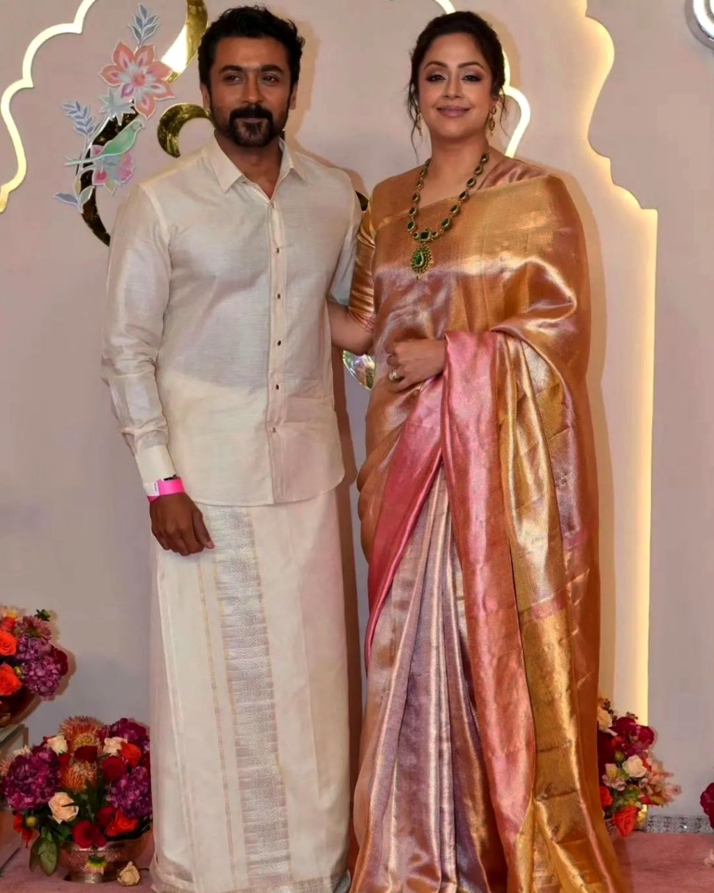 Ambani jothika saree