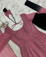 Multi color anarkali