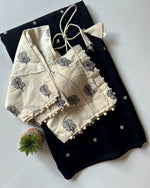 Pavi saree + stitch blouse