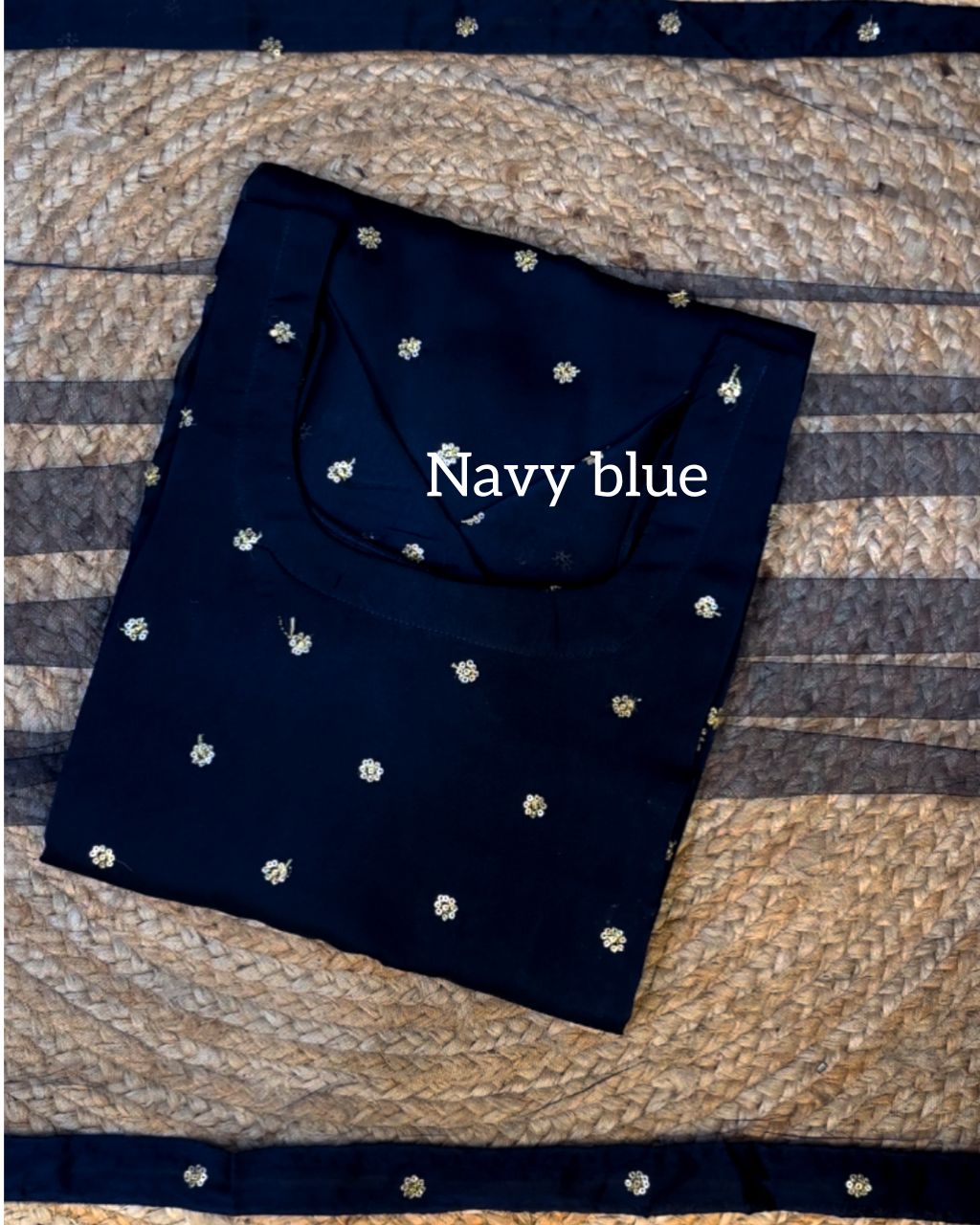 Silk georgette kurti