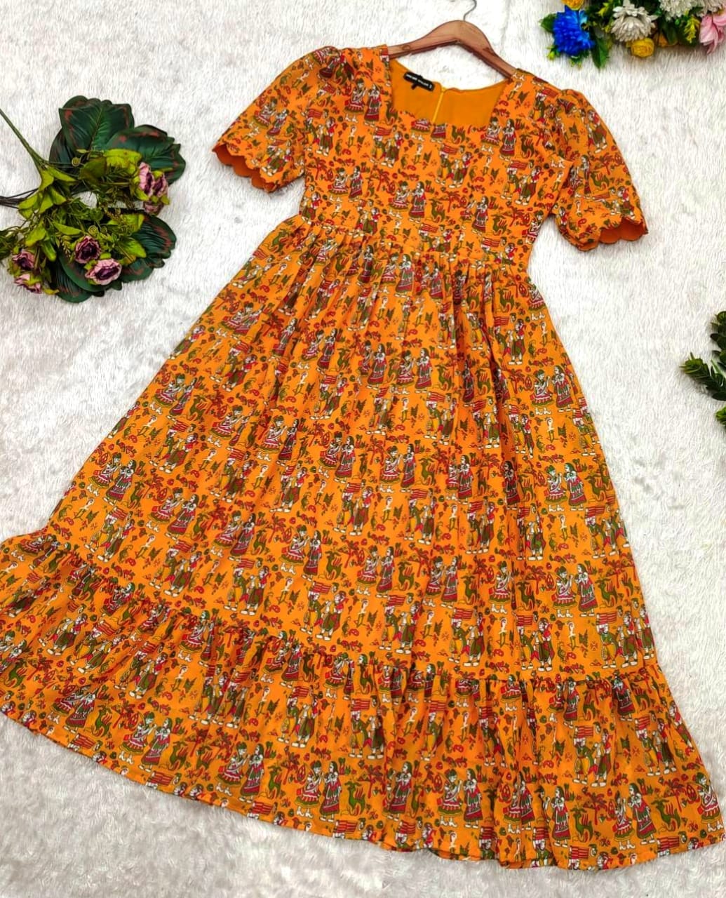Tribal print frock