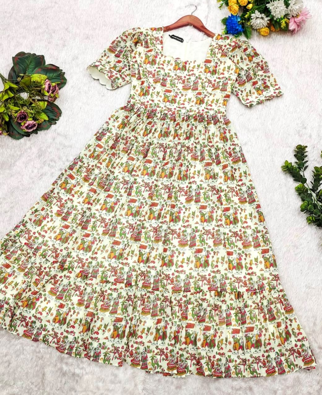 Tribal print frock