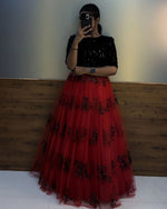 Netted Lehenga