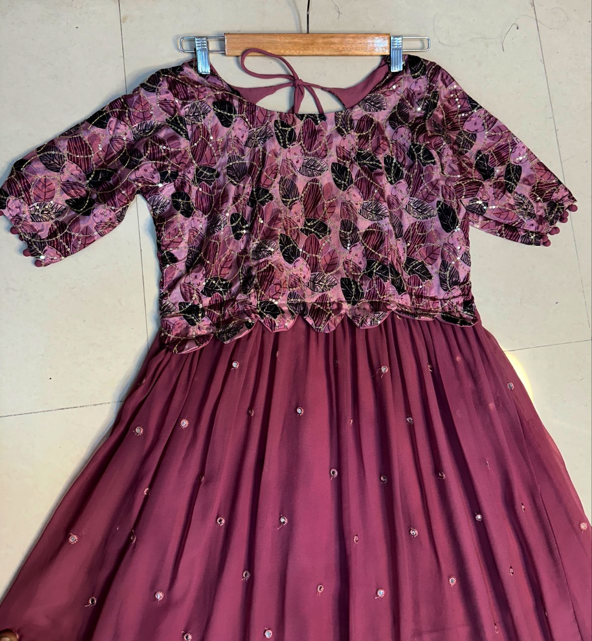 Onion mirror gown