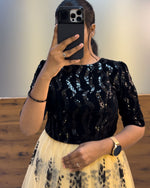 Netted Lehenga