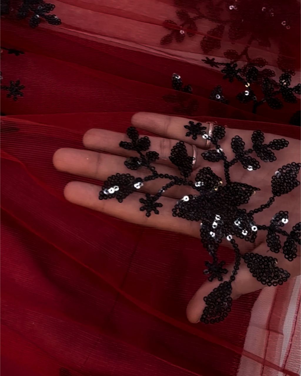 Netted Lehenga