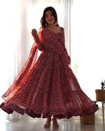 Layer Flared Gown