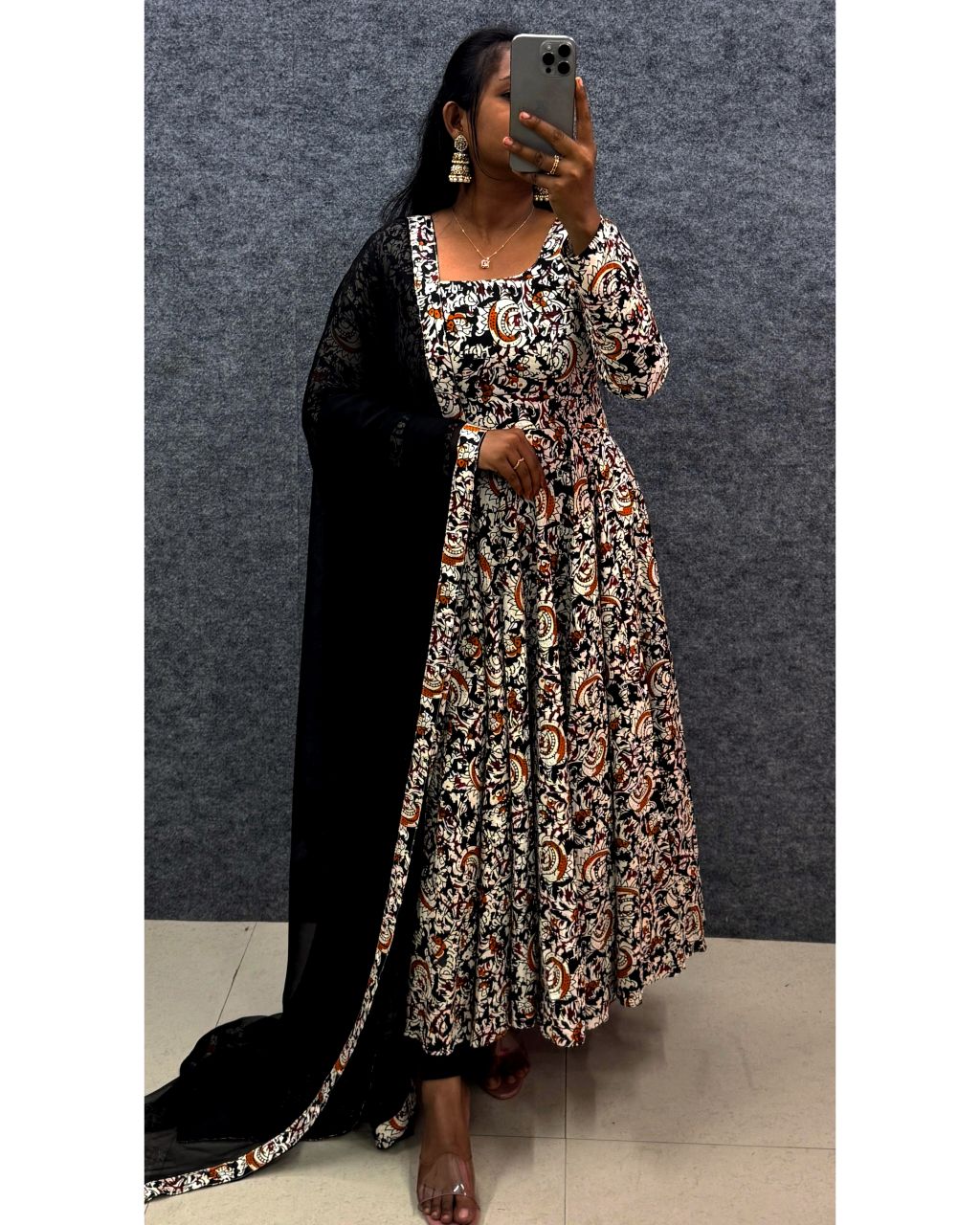 Kalamkari anarkali