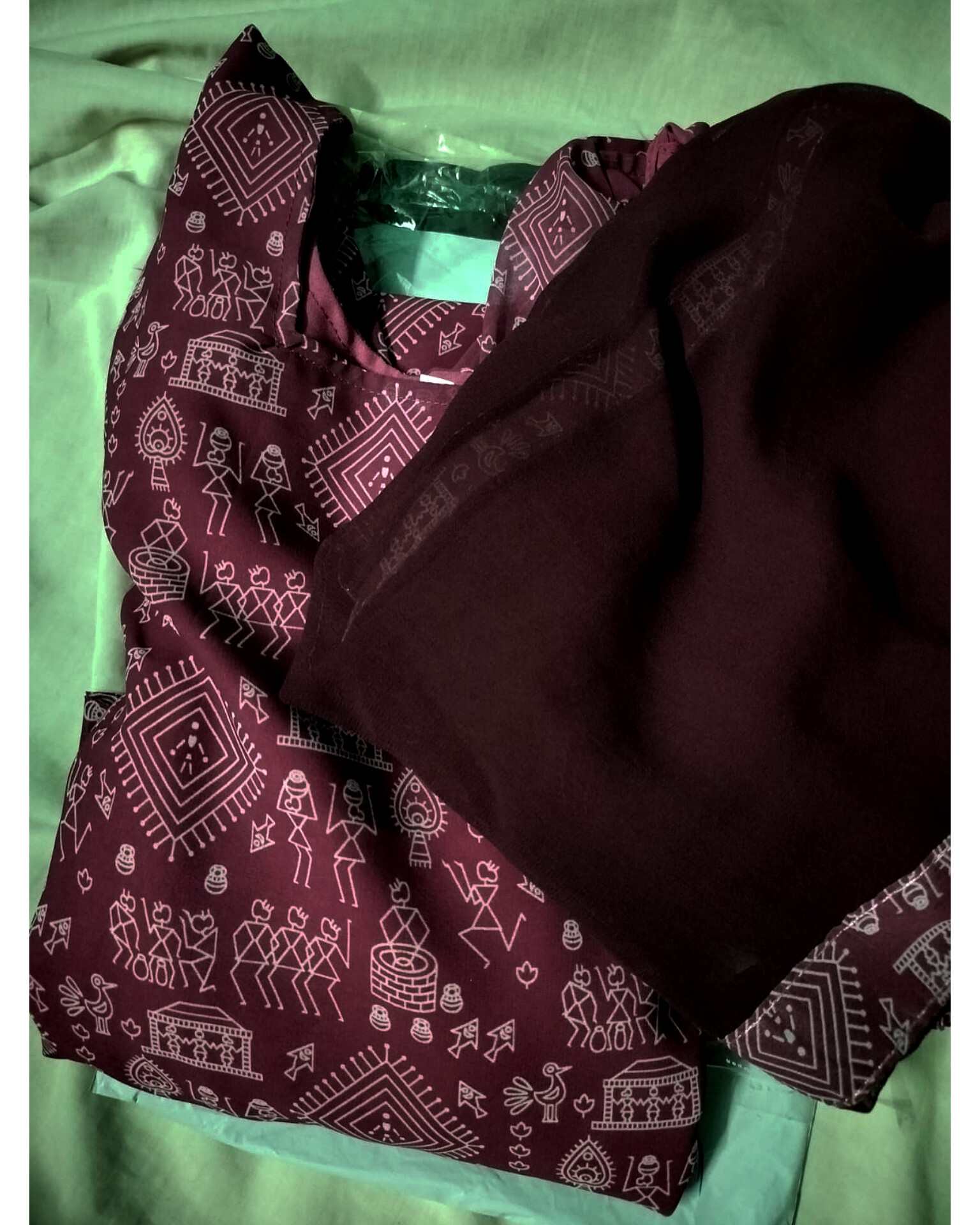 Village print kurti photo review