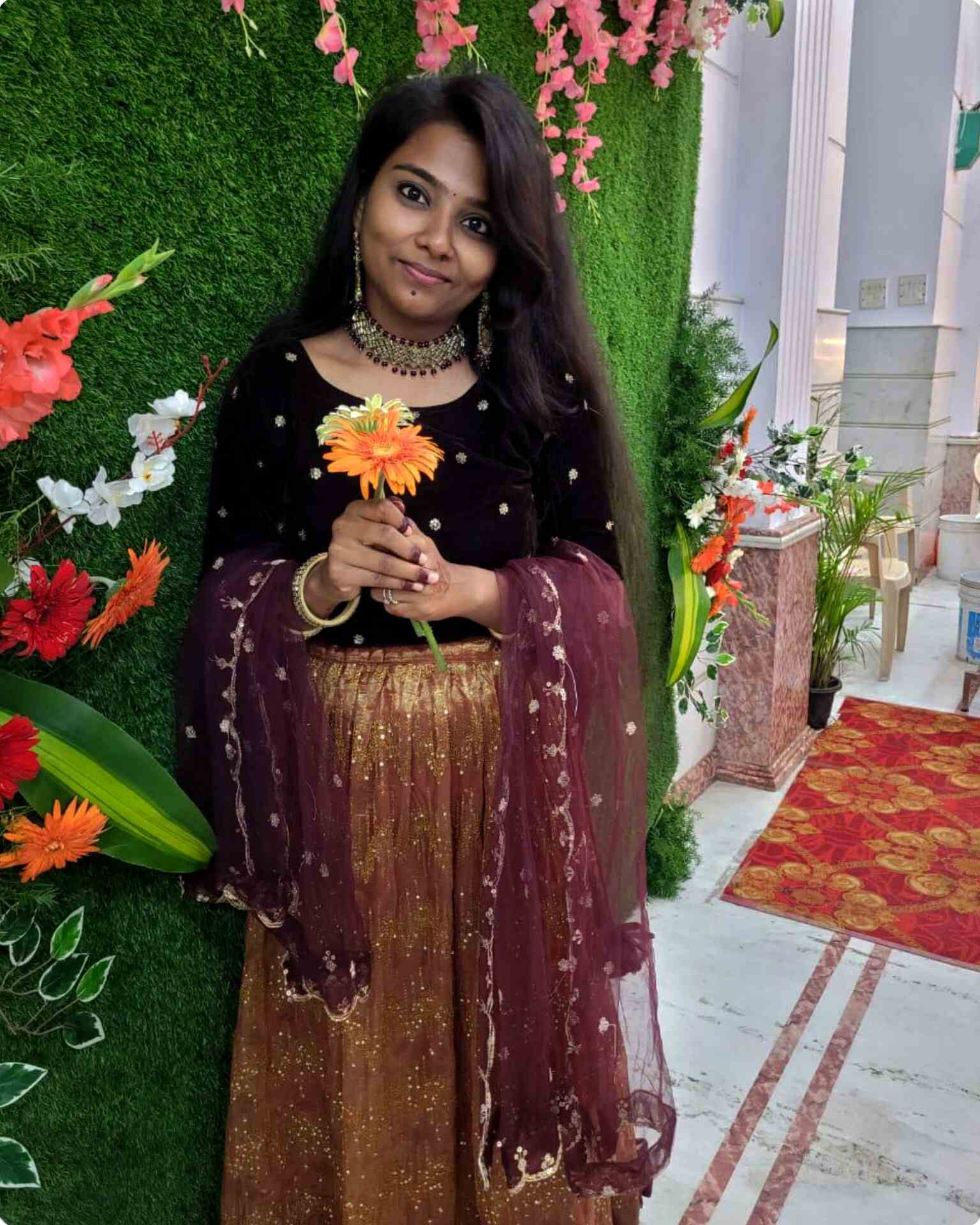 Choco Lehenga photo review