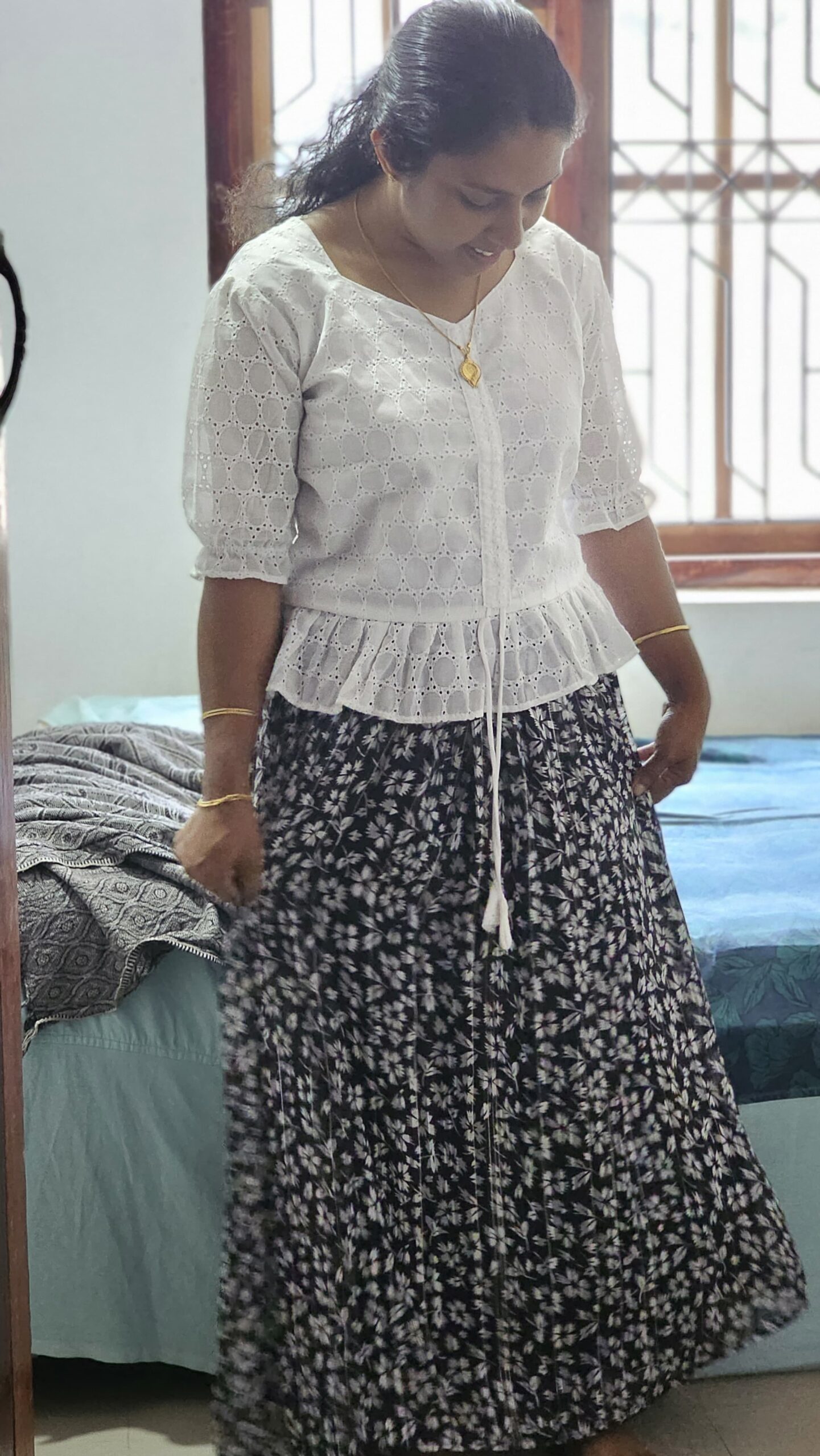 A Hakoba top + skirt photo review