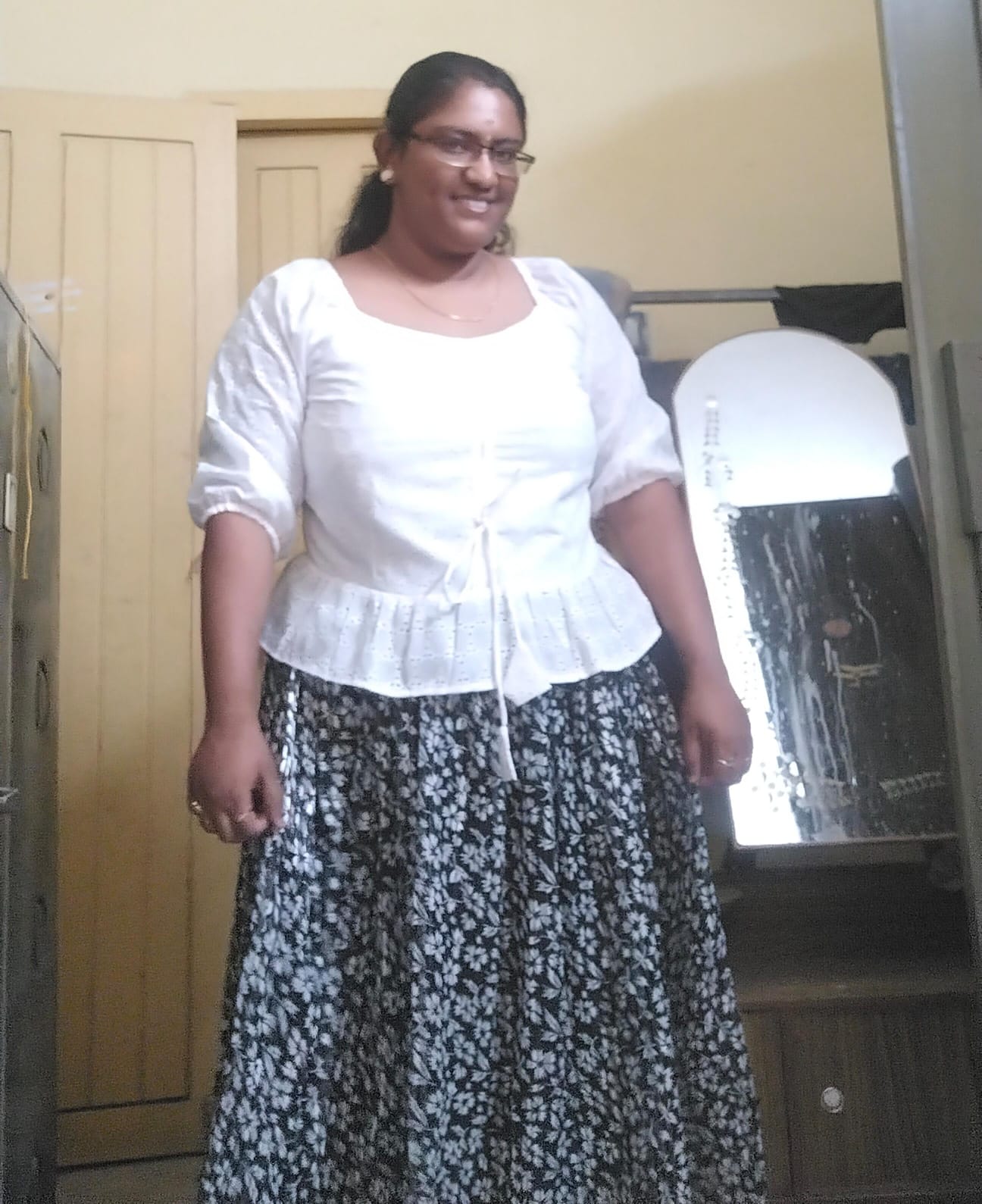 A Hakoba top + skirt photo review