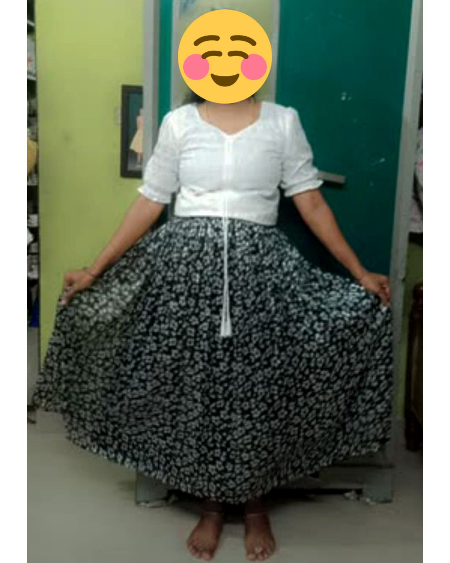 A Hakoba top + skirt photo review