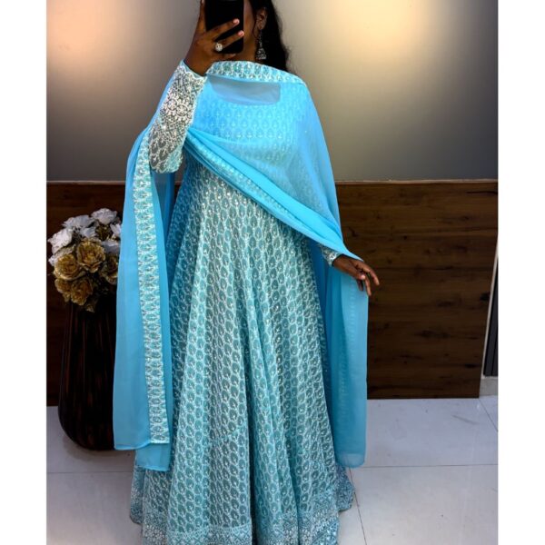 1 Nandhini Gown - Blue