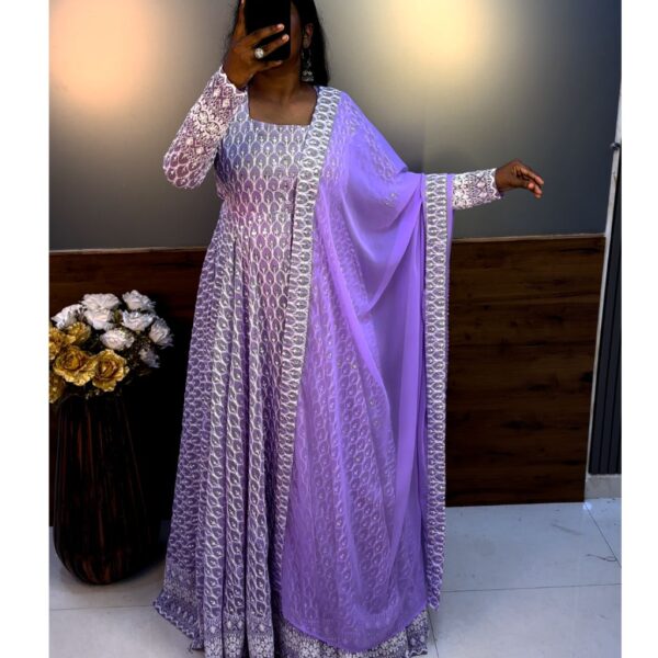 1 Nandhini Gown - Lavender